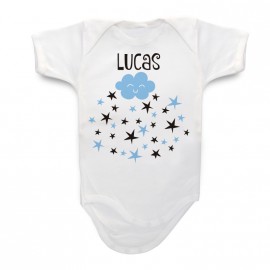 Body Bebé Personalizado Estrellas