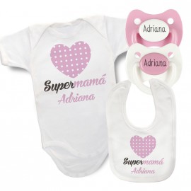 Pack Body Personalizado SuperMamá