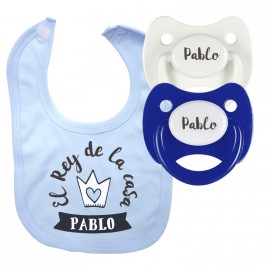 Pack Babero Personalizado corona