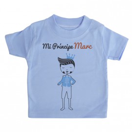 Camiseta Bebé Personalizada Mi Príncipe