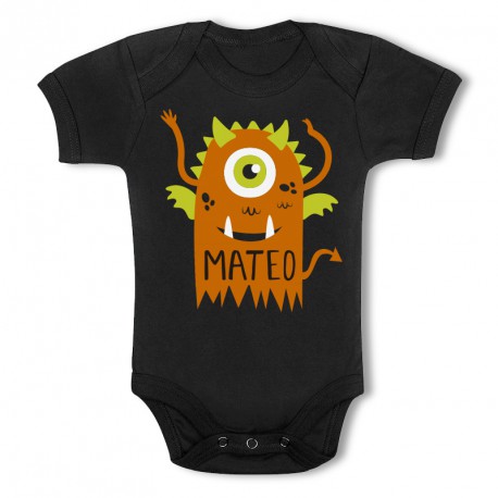 Body Personalizado Negro Modelo Monster