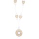Collar de lactancia color nieve con corazones