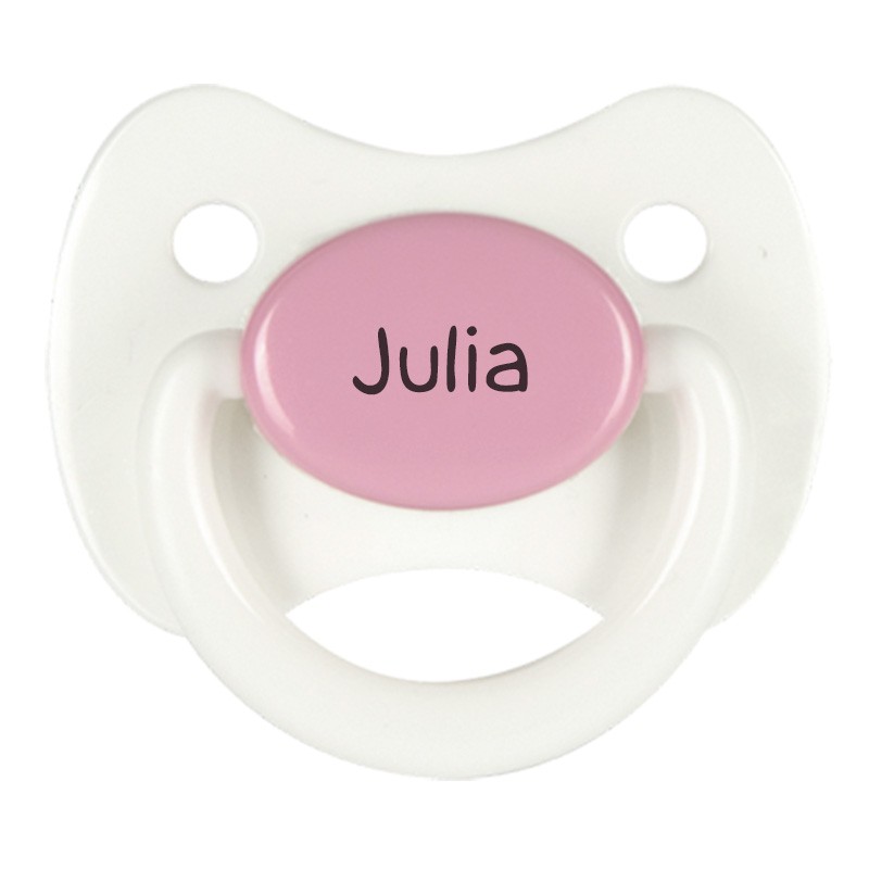  Chupete personalizado con nombre fabricado en Estados Unidos,  paquete de 2 rosas, chupete con grabado, 2 diseños diferentes, chupetes  personalizados : Bebés