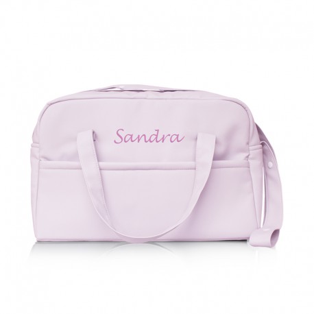 Bolso carrito polipiel rosa