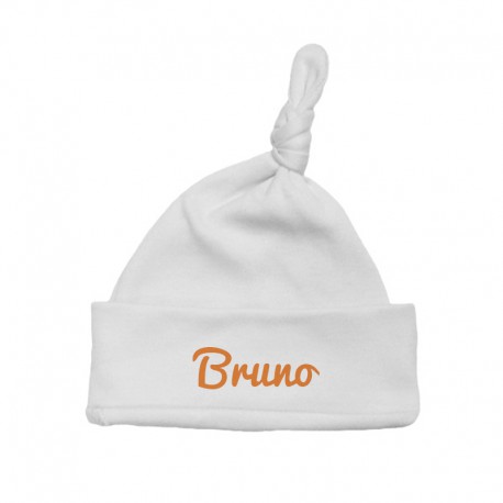 Gorrito Bebé personalizado blanco