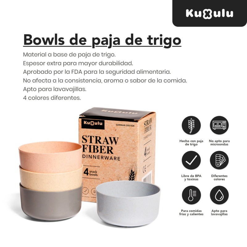 Cuencos Cocina Trigo